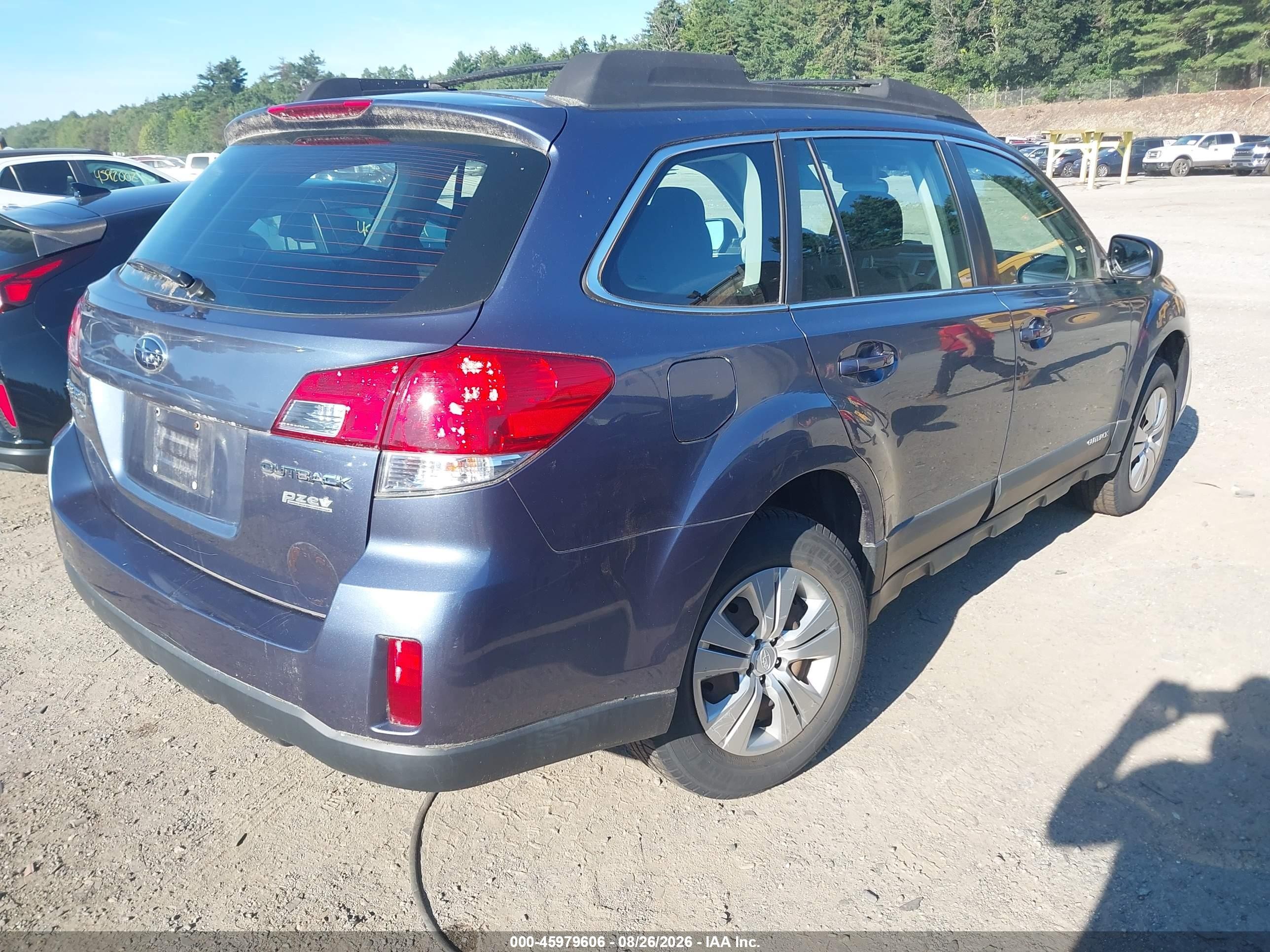 2013 Subaru Outback 2.5i Blue vin: 4S4BRBACXD3220247
