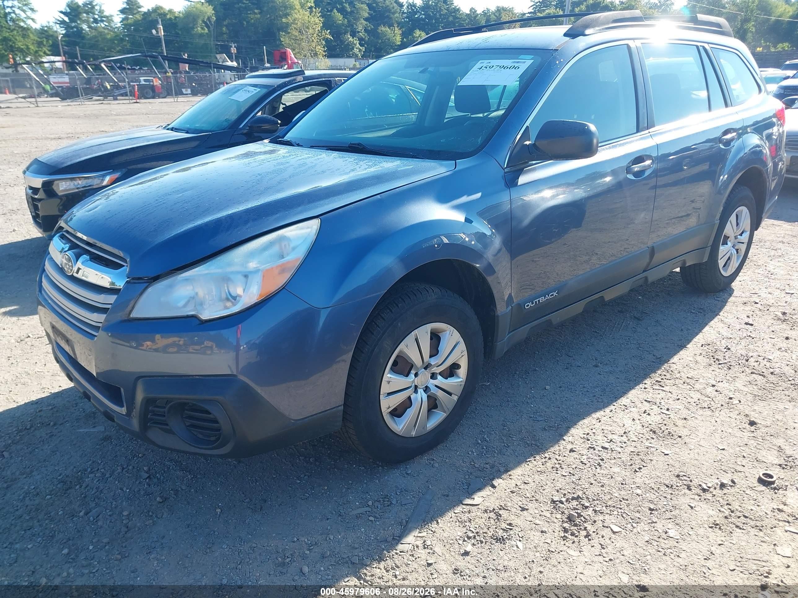 2013 Subaru Outback 2.5i Blue vin: 4S4BRBACXD3220247