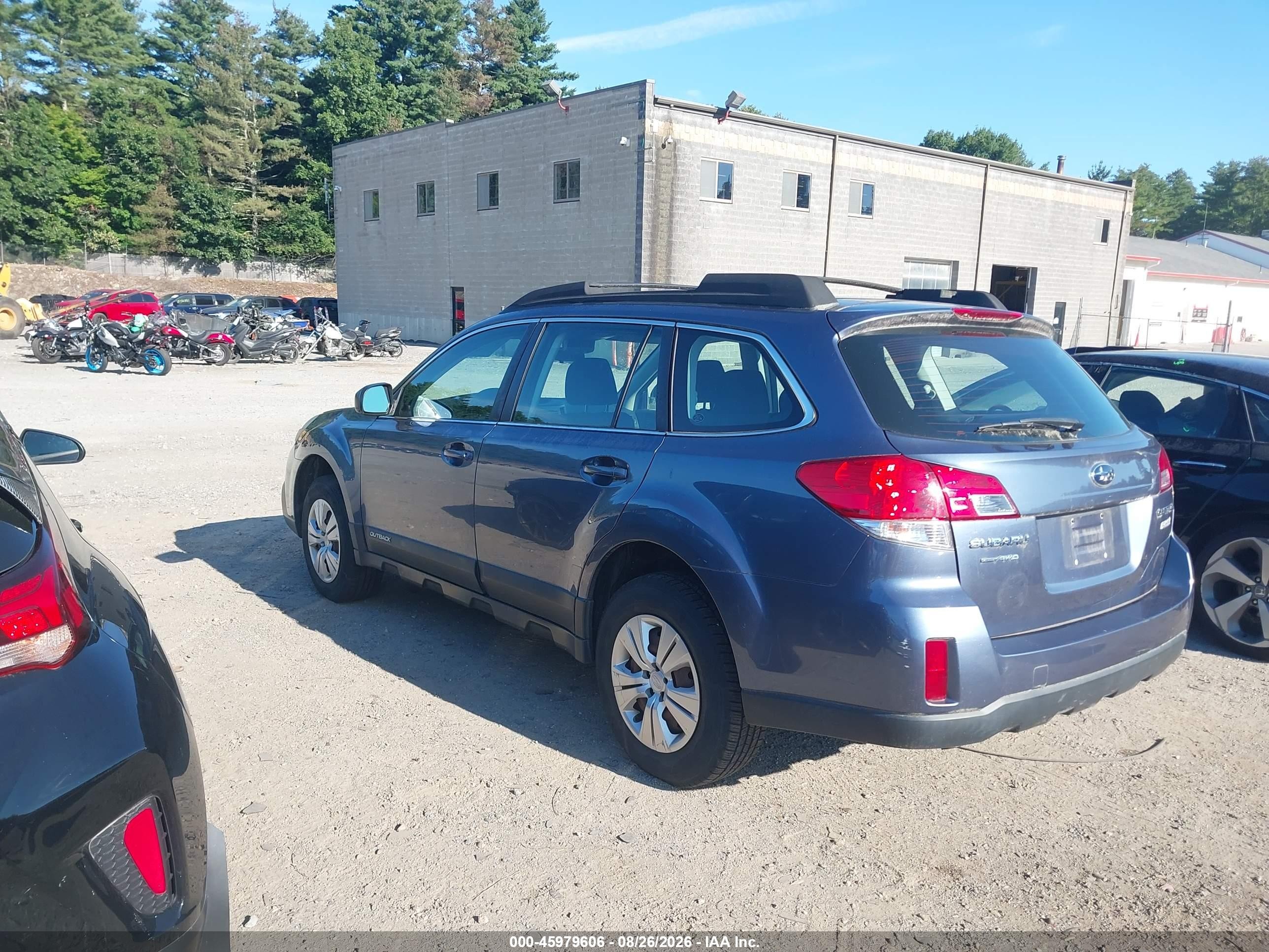 2013 Subaru Outback 2.5i Blue vin: 4S4BRBACXD3220247