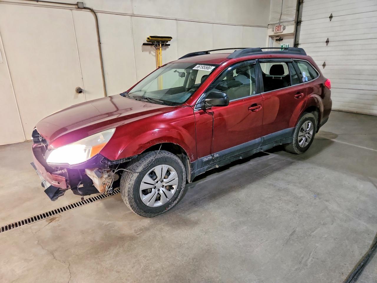 2013 Subaru Outback 2.5i Burgundy vin: 4S4BRBACXD3257136