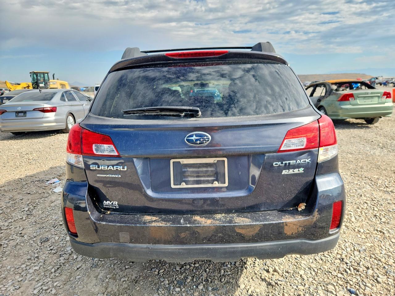 2012 Subaru Outback 2.5i Premium Blue vin: 4S4BRBBC1C3253246