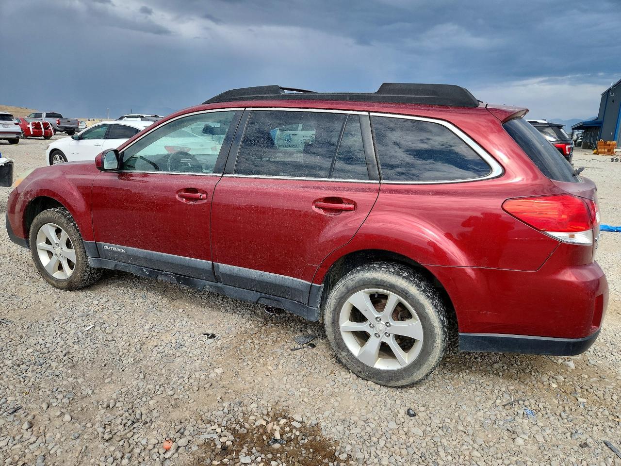 2013 Subaru Outback 2.5i Premium Maroon vin: 4S4BRBBC1D3267455