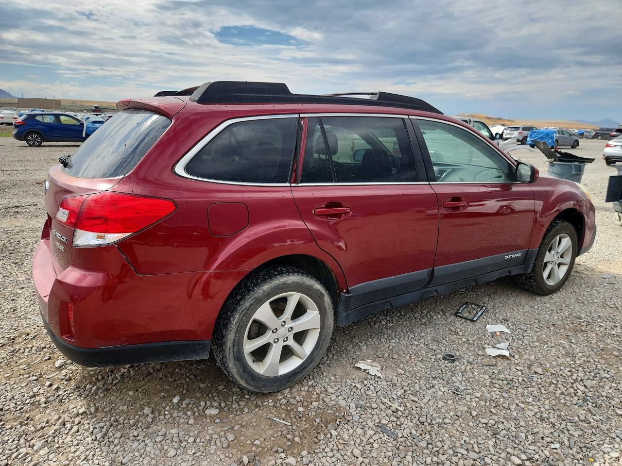 2013 Subaru Outback 2.5i Premium Maroon vin: 4S4BRBBC1D3267455