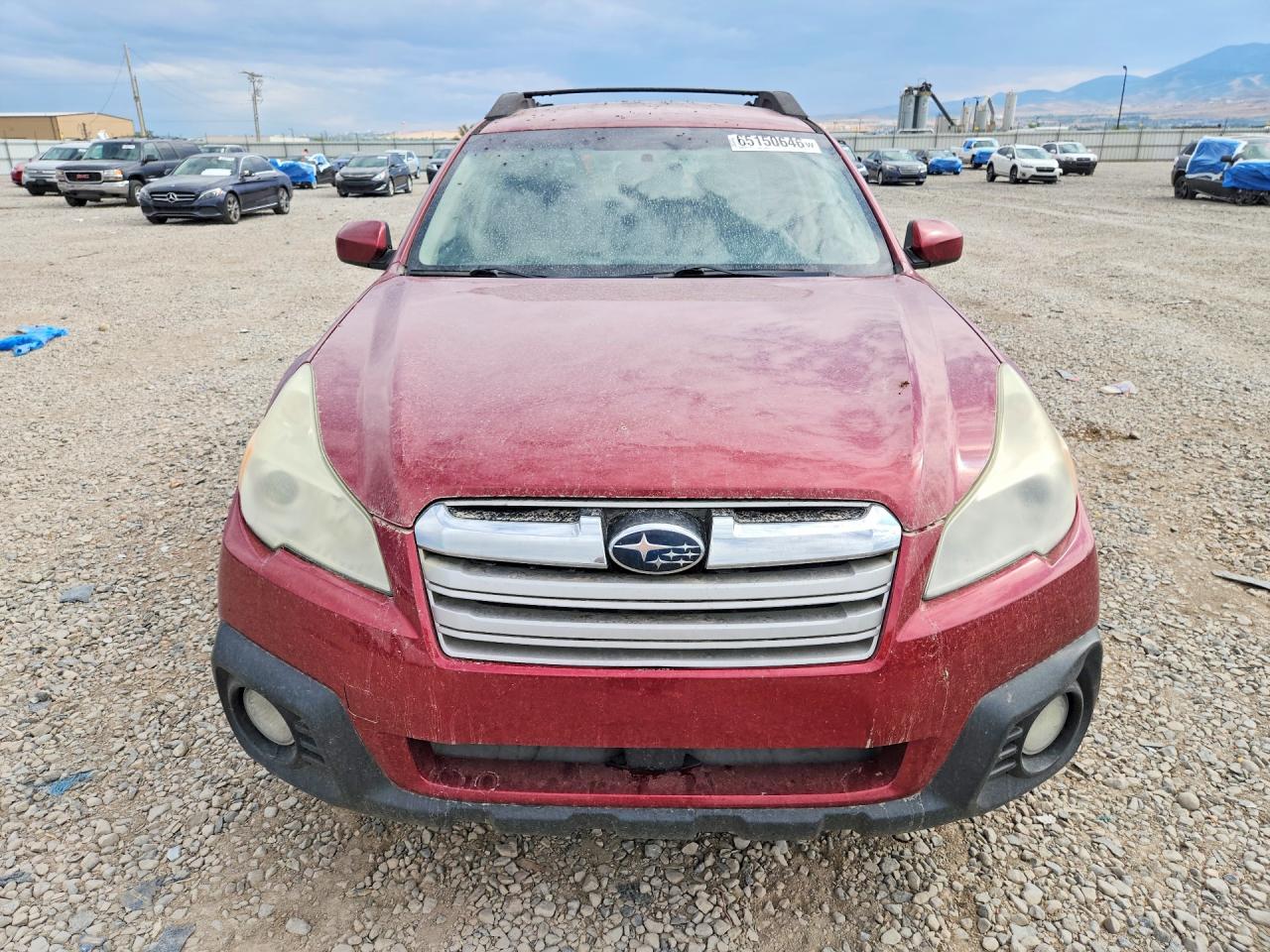 2013 Subaru Outback 2.5i Premium Maroon vin: 4S4BRBBC1D3267455