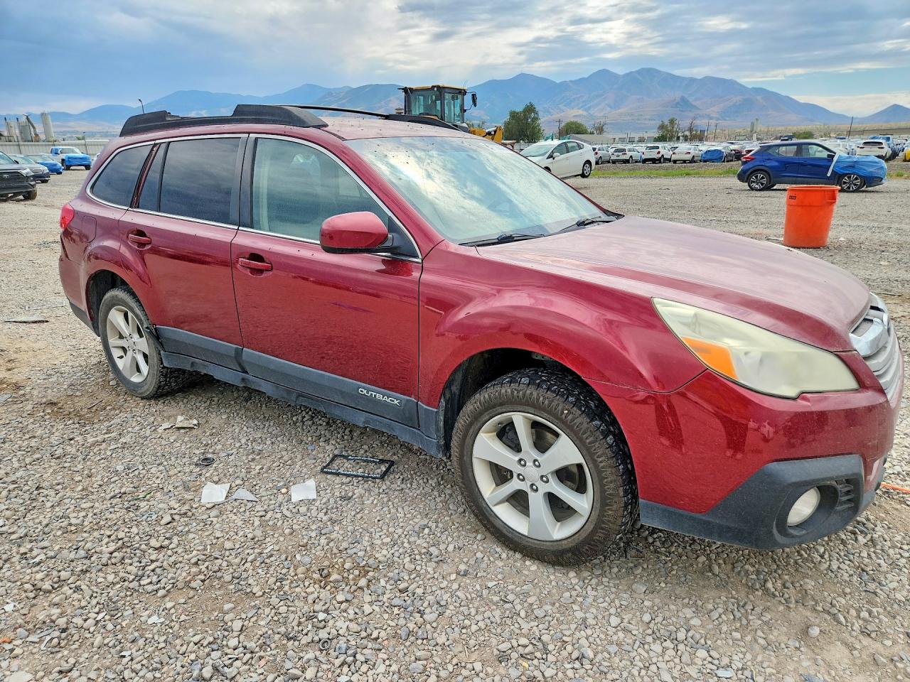 2013 Subaru Outback 2.5i Premium Maroon vin: 4S4BRBBC1D3267455