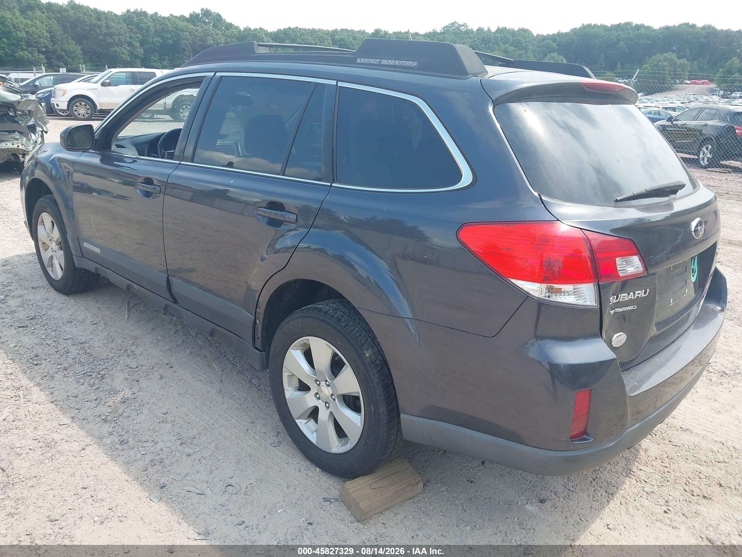 2012 Subaru Outback 2.5i Premium Gray vin: 4S4BRBBC2C1208392