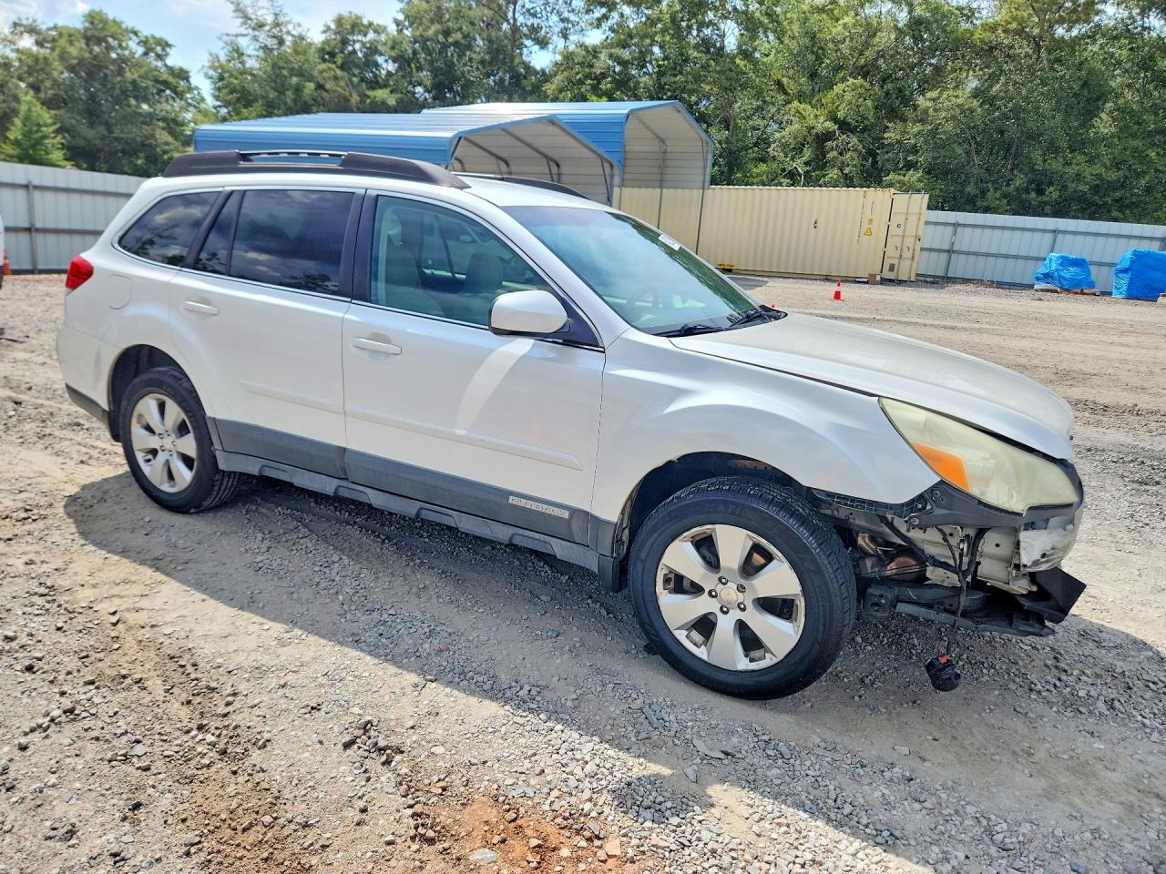 2011 Subaru Outback 2.5i Premium White vin: 4S4BRBBC3B3446903