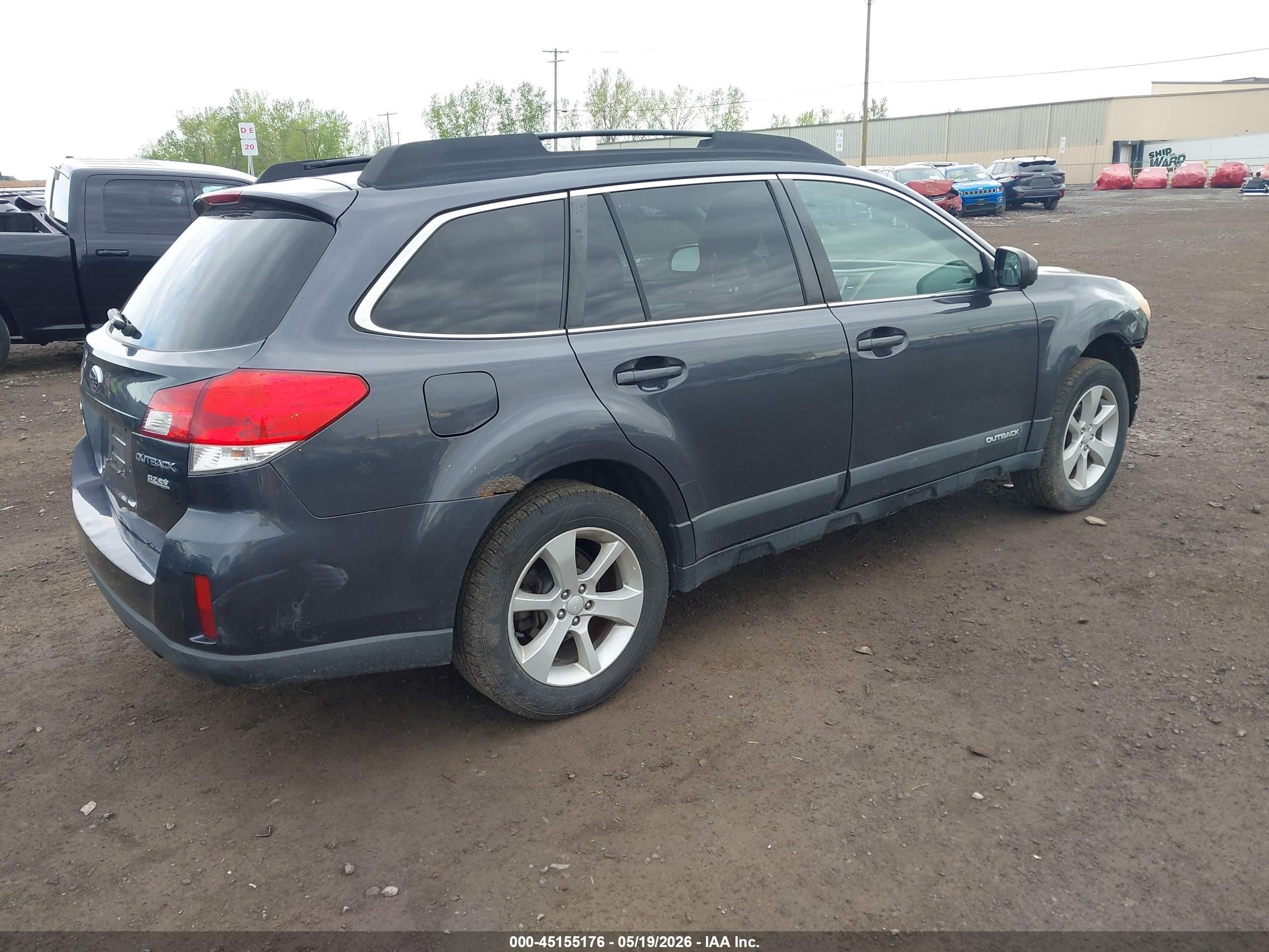 2013 Subaru Outback 2.5i Premium Gray vin: 4S4BRBBC3D3261690