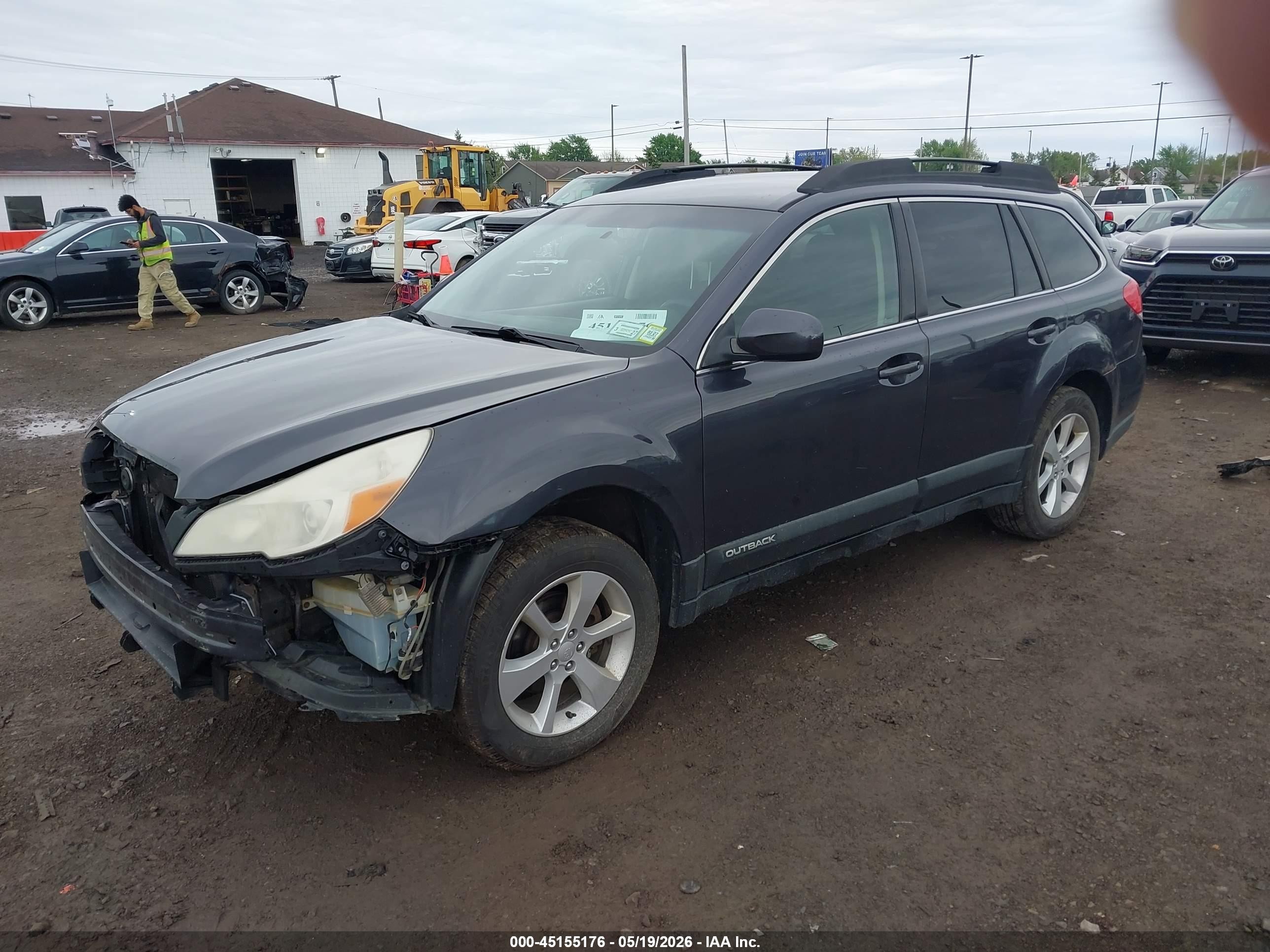 2013 Subaru Outback 2.5i Premium Gray vin: 4S4BRBBC3D3261690