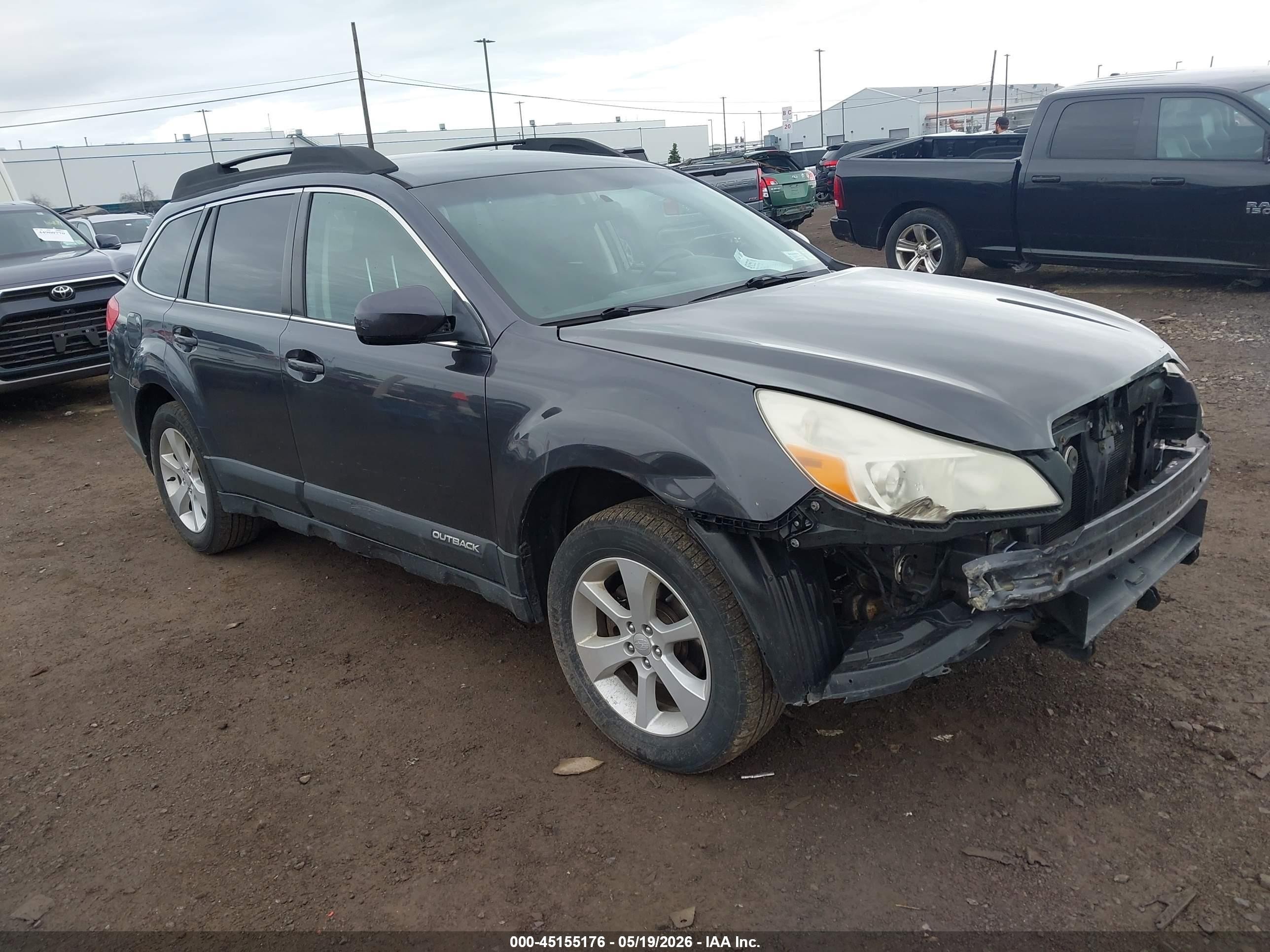 2013 Subaru Outback 2.5i Premium Gray vin: 4S4BRBBC3D3261690