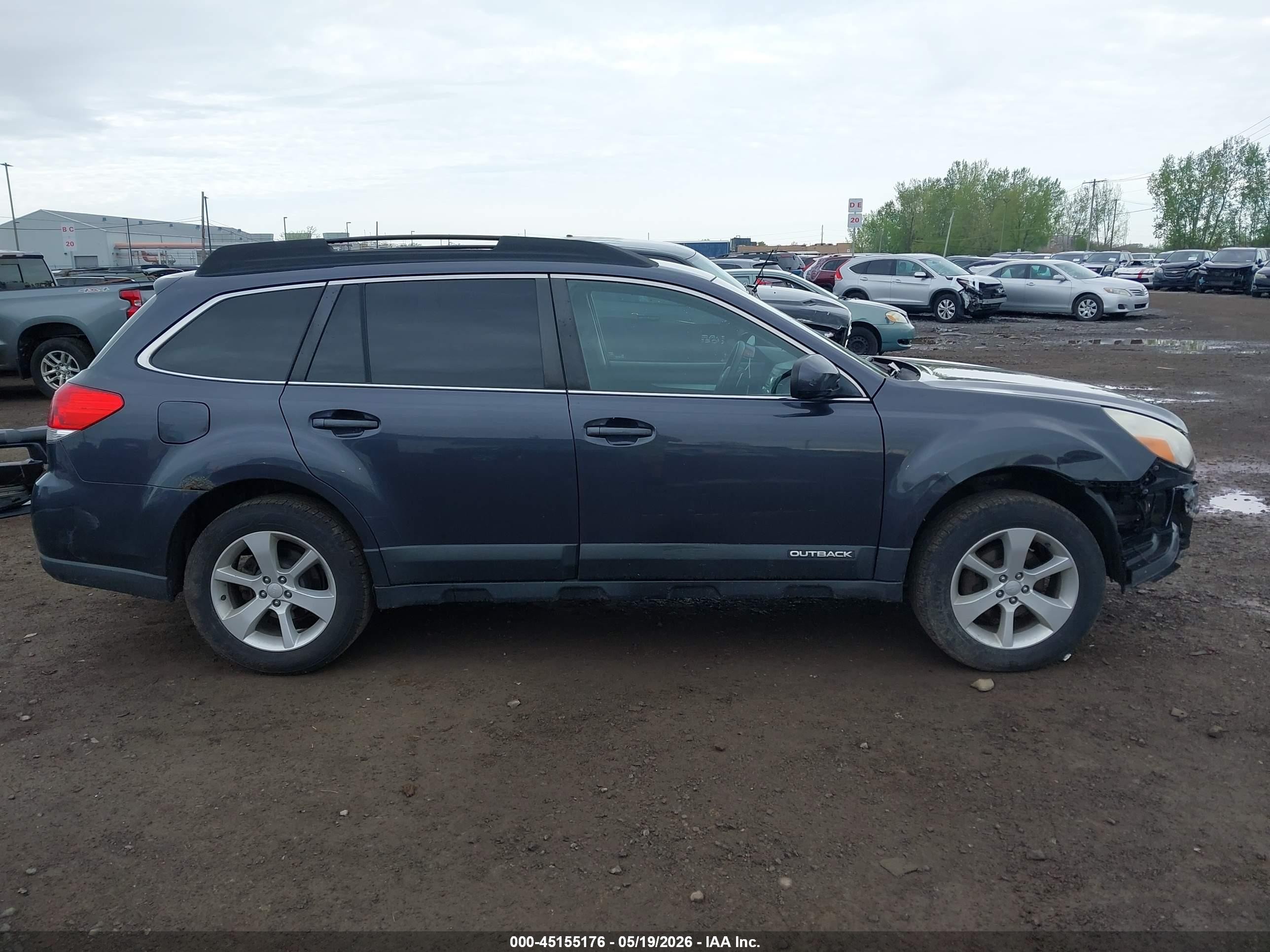 2013 Subaru Outback 2.5i Premium Gray vin: 4S4BRBBC3D3261690