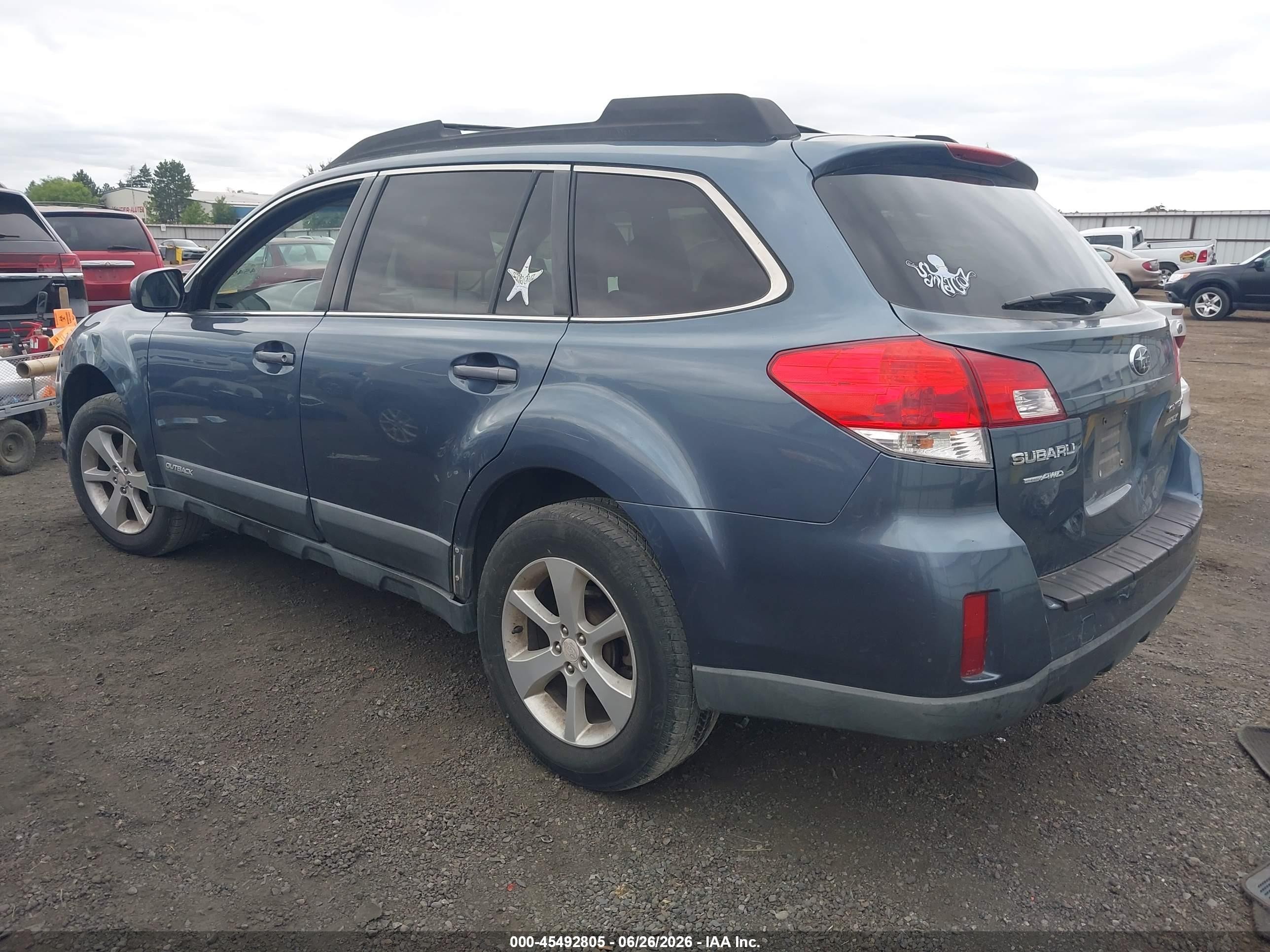 2013 Subaru Outback 2.5i Premium Blue vin: 4S4BRBBC3D3280918