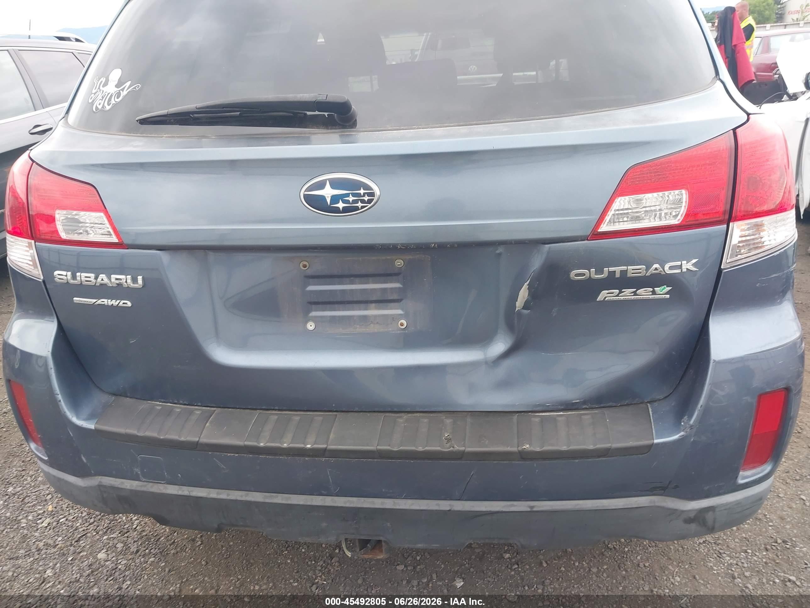 2013 Subaru Outback 2.5i Premium Blue vin: 4S4BRBBC3D3280918