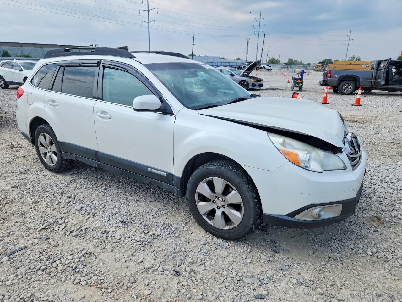 2012 Subaru Outback 2.5i Premium Белый vin: 4S4BRBBC4C3253306