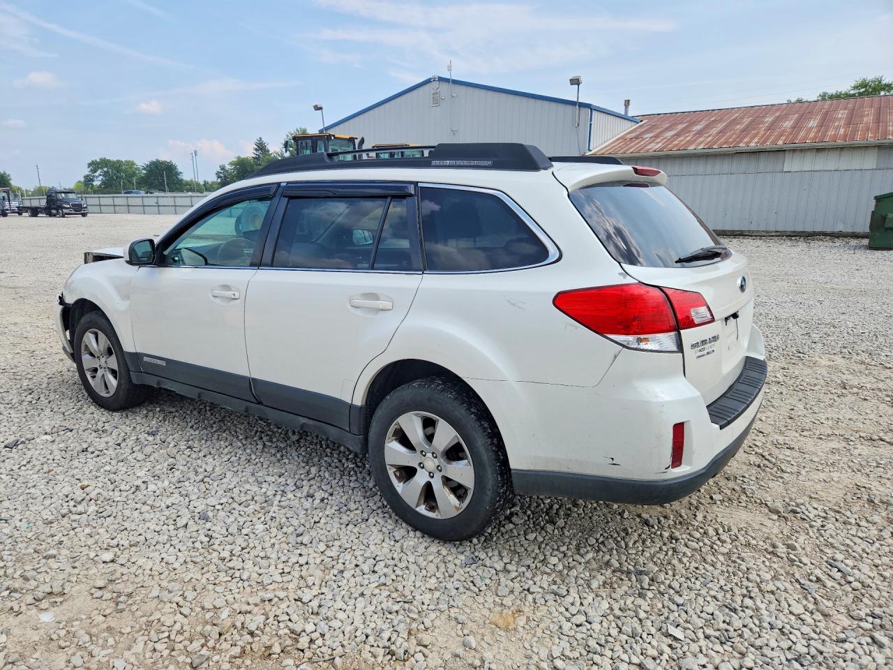 2012 Subaru Outback 2.5i Premium Белый vin: 4S4BRBBC4C3253306