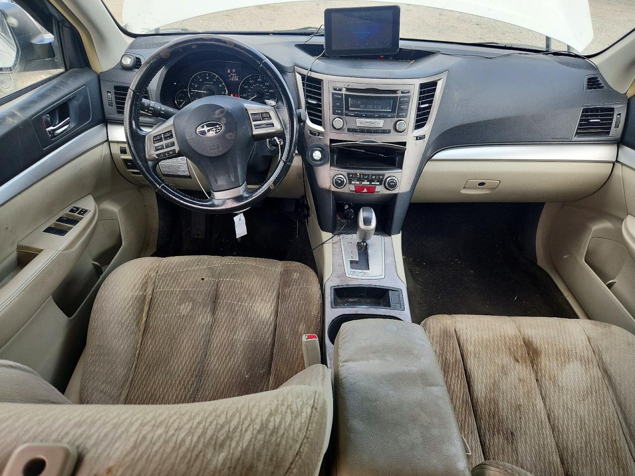 2012 Subaru Outback 2.5i Premium Белый vin: 4S4BRBBC4C3253306