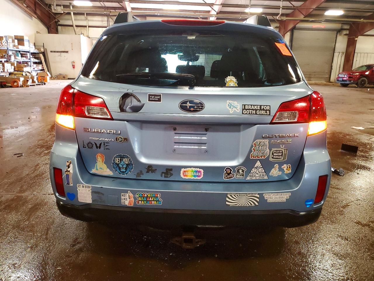 2010 Subaru Outback 2.5i Premium Blue vin: 4S4BRBBC9A3378539