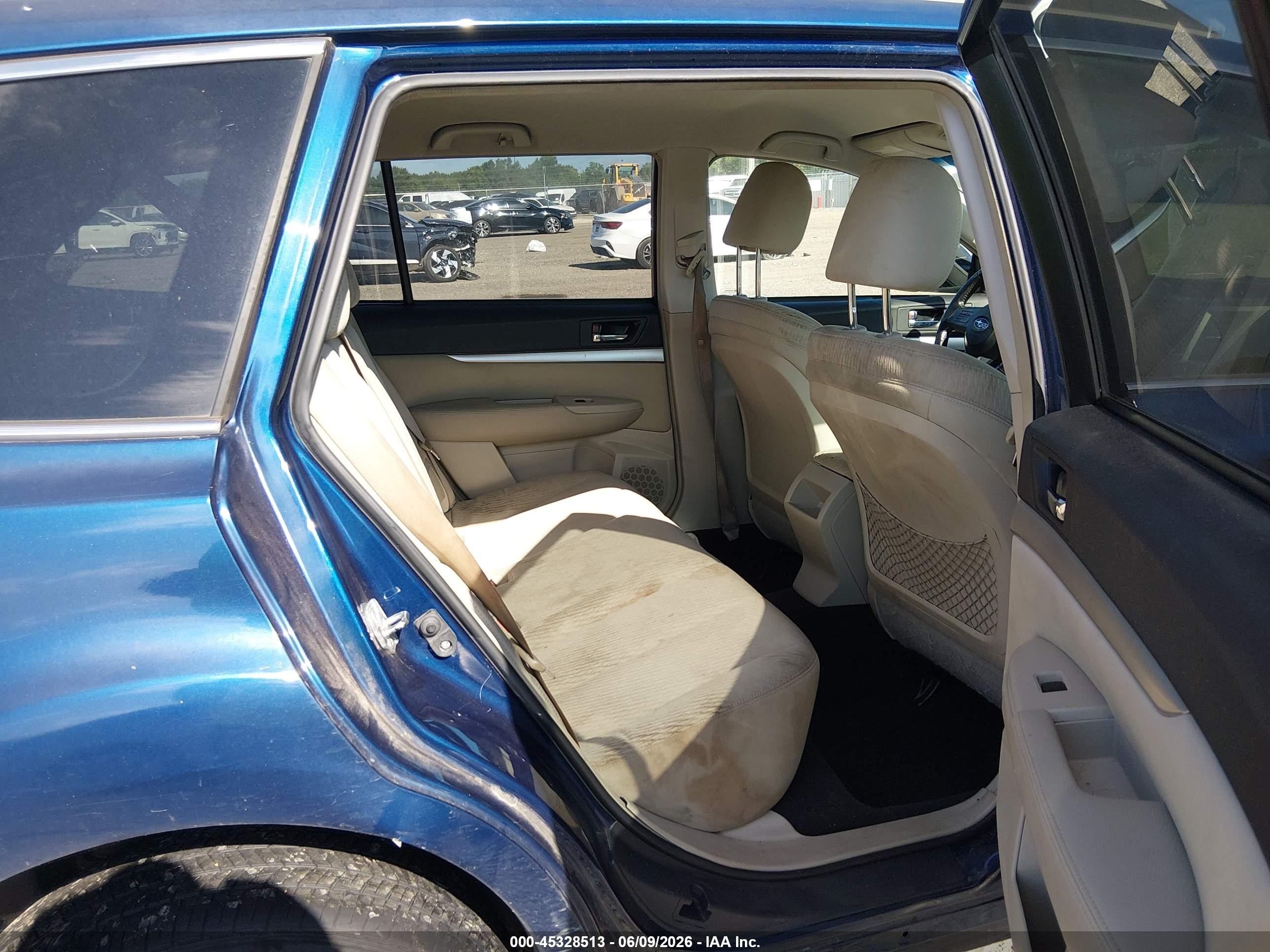 2010 Subaru Outback 2.5i Premium Blue vin: 4S4BRBBC9A3380209