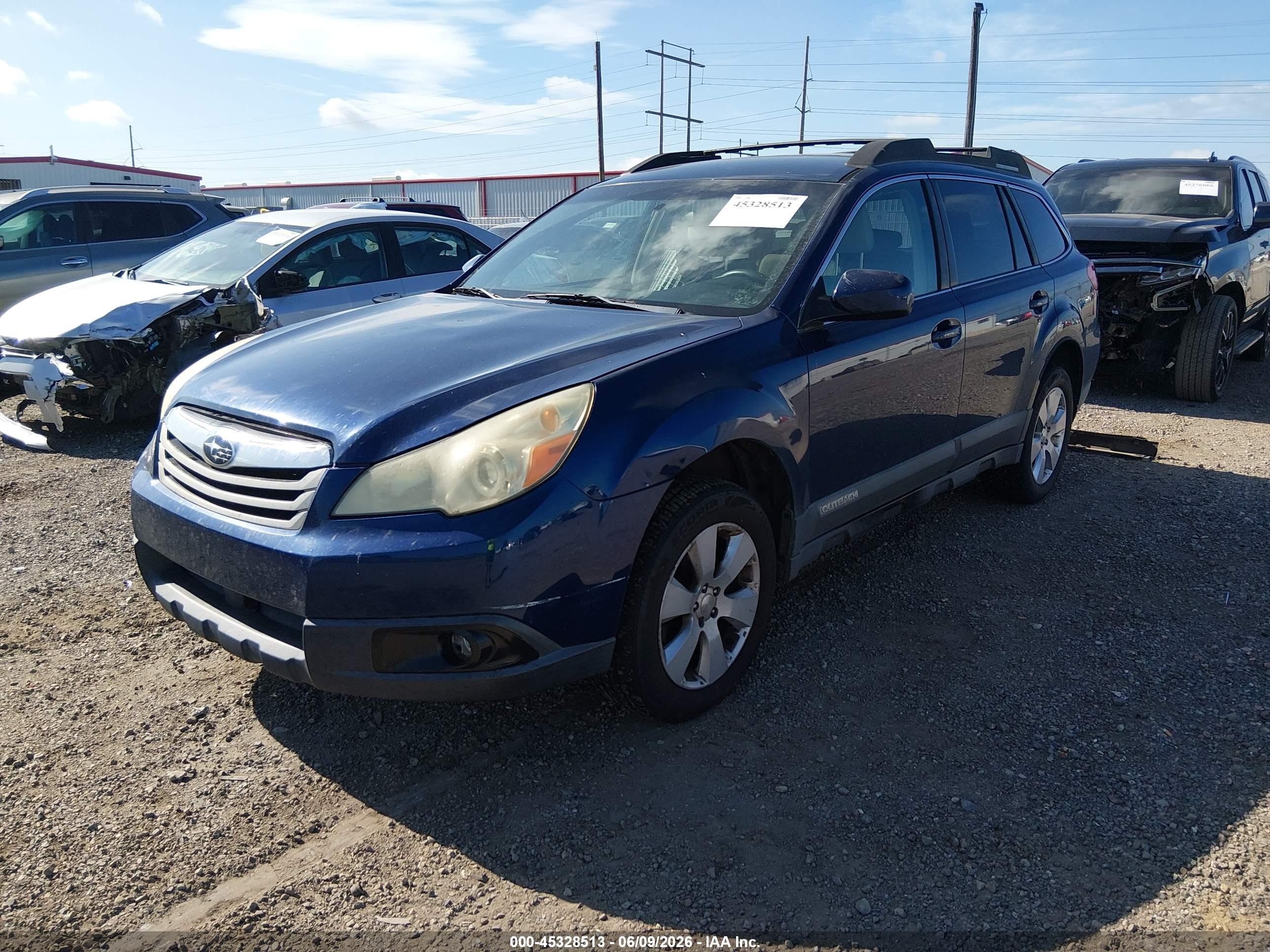 2010 Subaru Outback 2.5i Premium Blue vin: 4S4BRBBC9A3380209