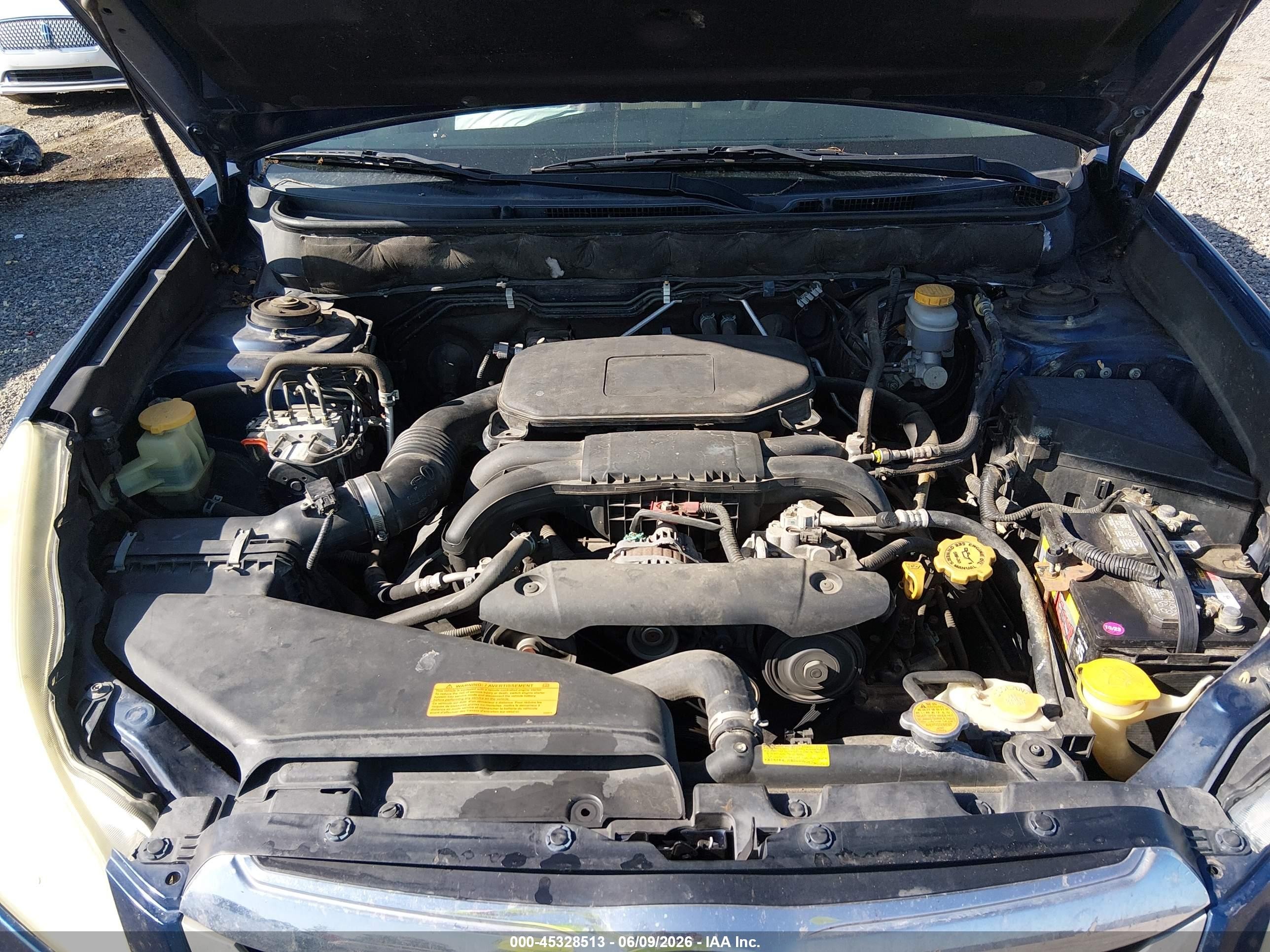 2010 Subaru Outback 2.5i Premium Blue vin: 4S4BRBBC9A3380209