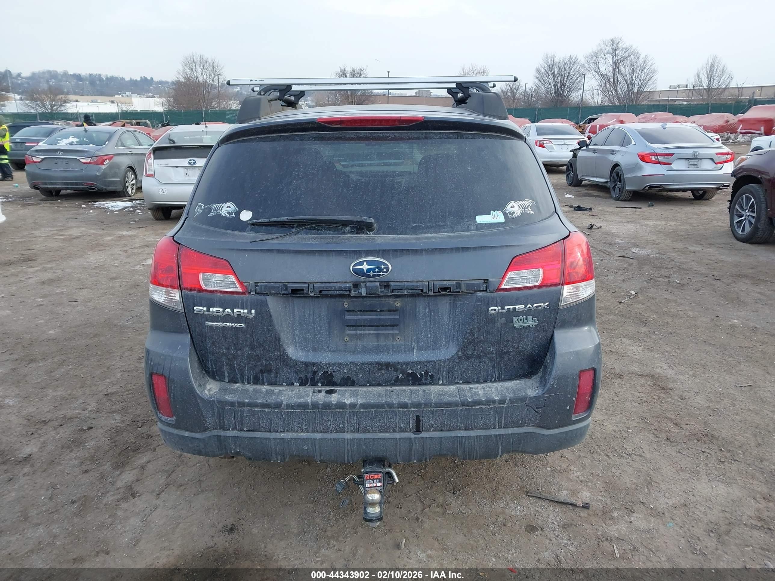 2010 Subaru Outback 2.5i Premium Gray vin: 4S4BRBCC0A3318082