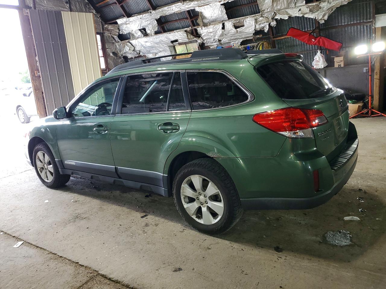 2010 Subaru Outback 2.5i Premium Green vin: 4S4BRBCC0A3324402