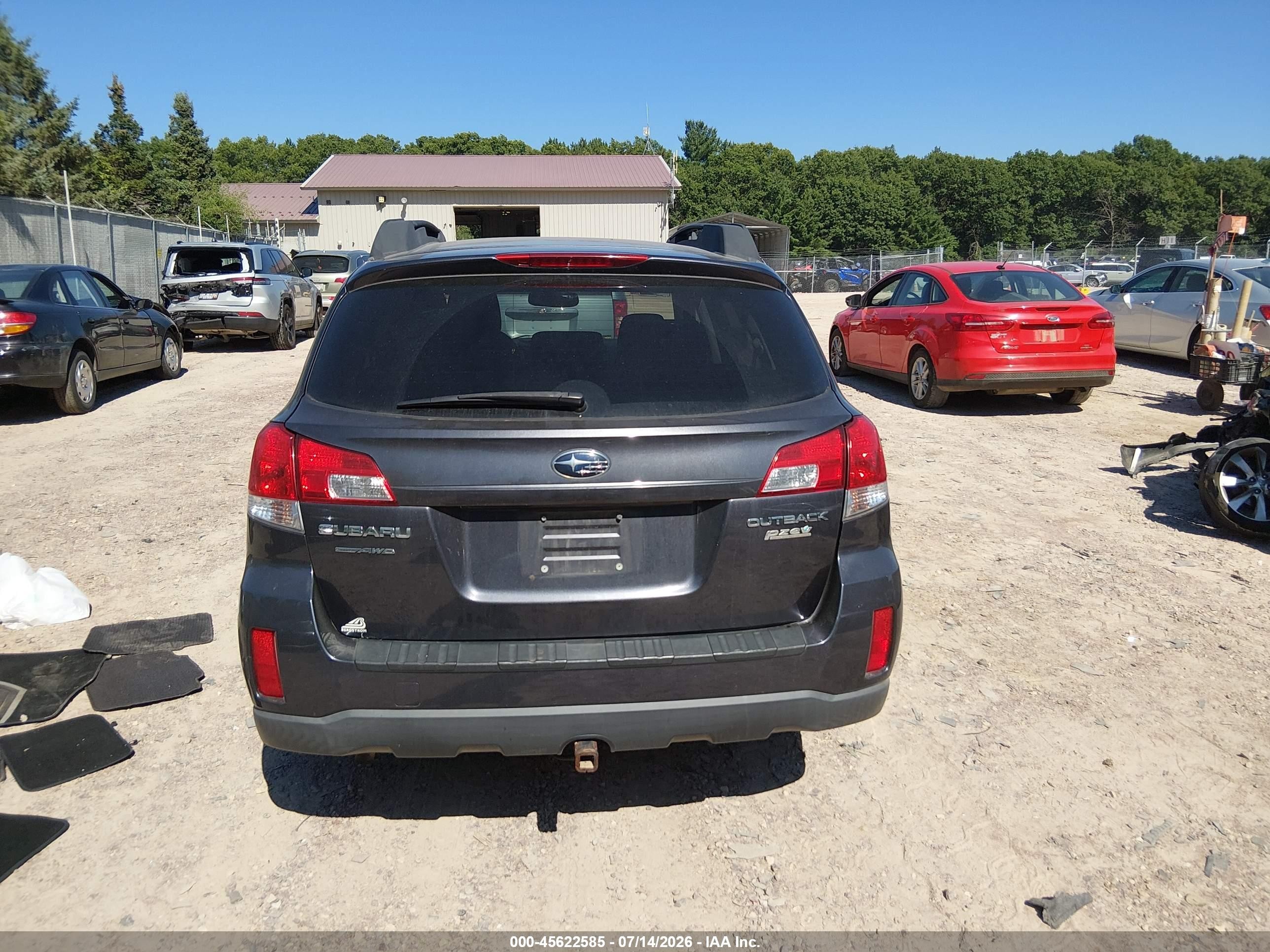 2010 Subaru Outback 2.5i Premium Gray vin: 4S4BRBCC0A3342107