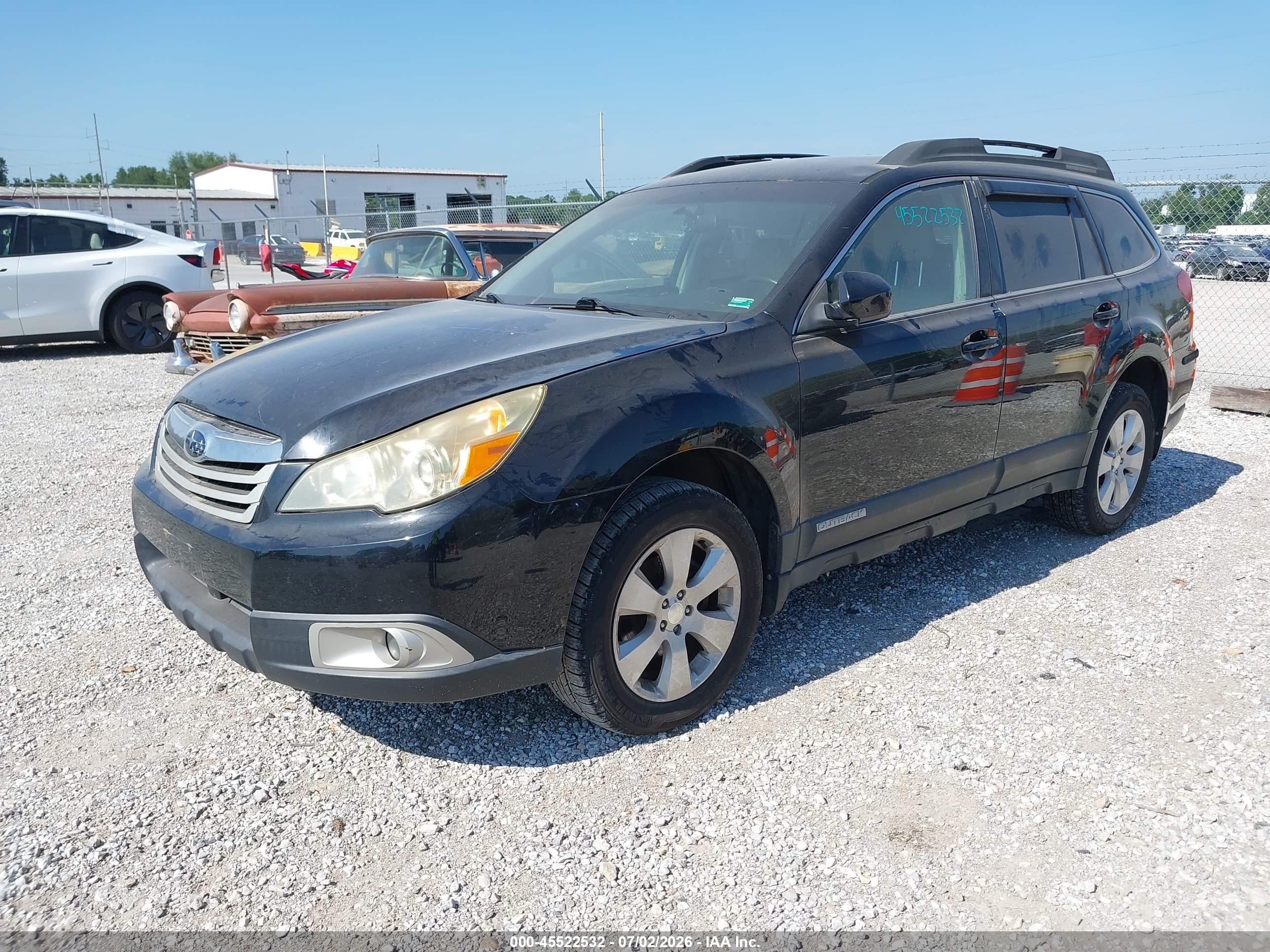 2011 Subaru Outback 2.5i Premium Black vin: 4S4BRBCC0B3397402