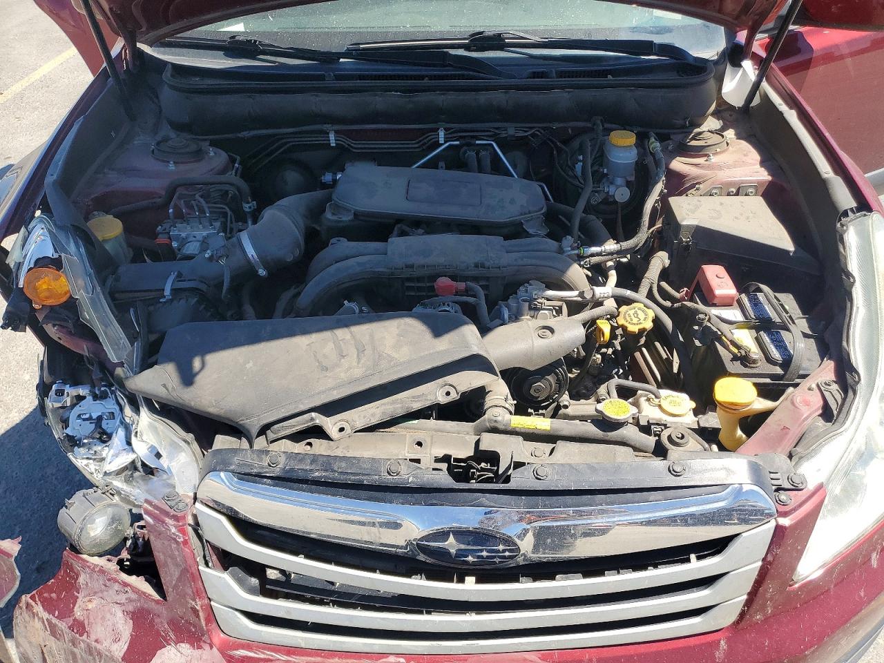 2011 Subaru Outback 2.5i Premium Burgundy vin: 4S4BRBCC0B3407460