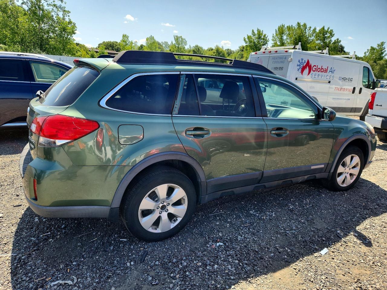 2012 Subaru Outback 2.5i Premium Green vin: 4S4BRBCC0C3242351