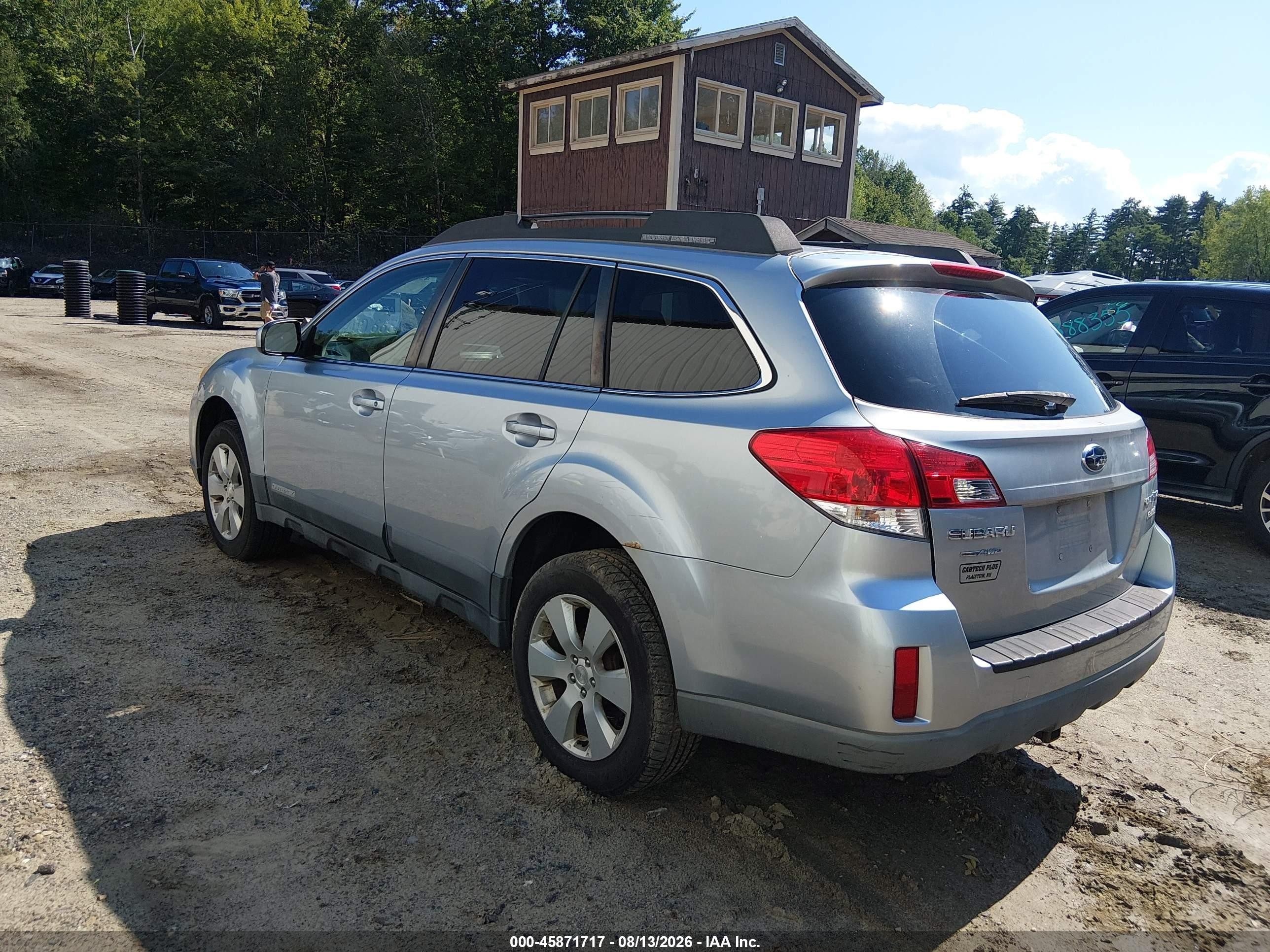 2012 Subaru Outback 2.5i Premium Light Blue vin: 4S4BRBCC0C3265337