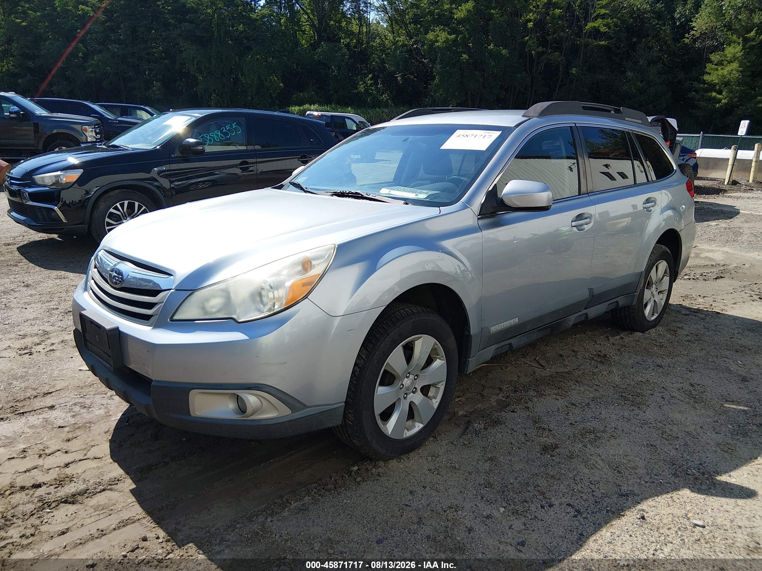 2012 Subaru Outback 2.5i Premium Light Blue vin: 4S4BRBCC0C3265337