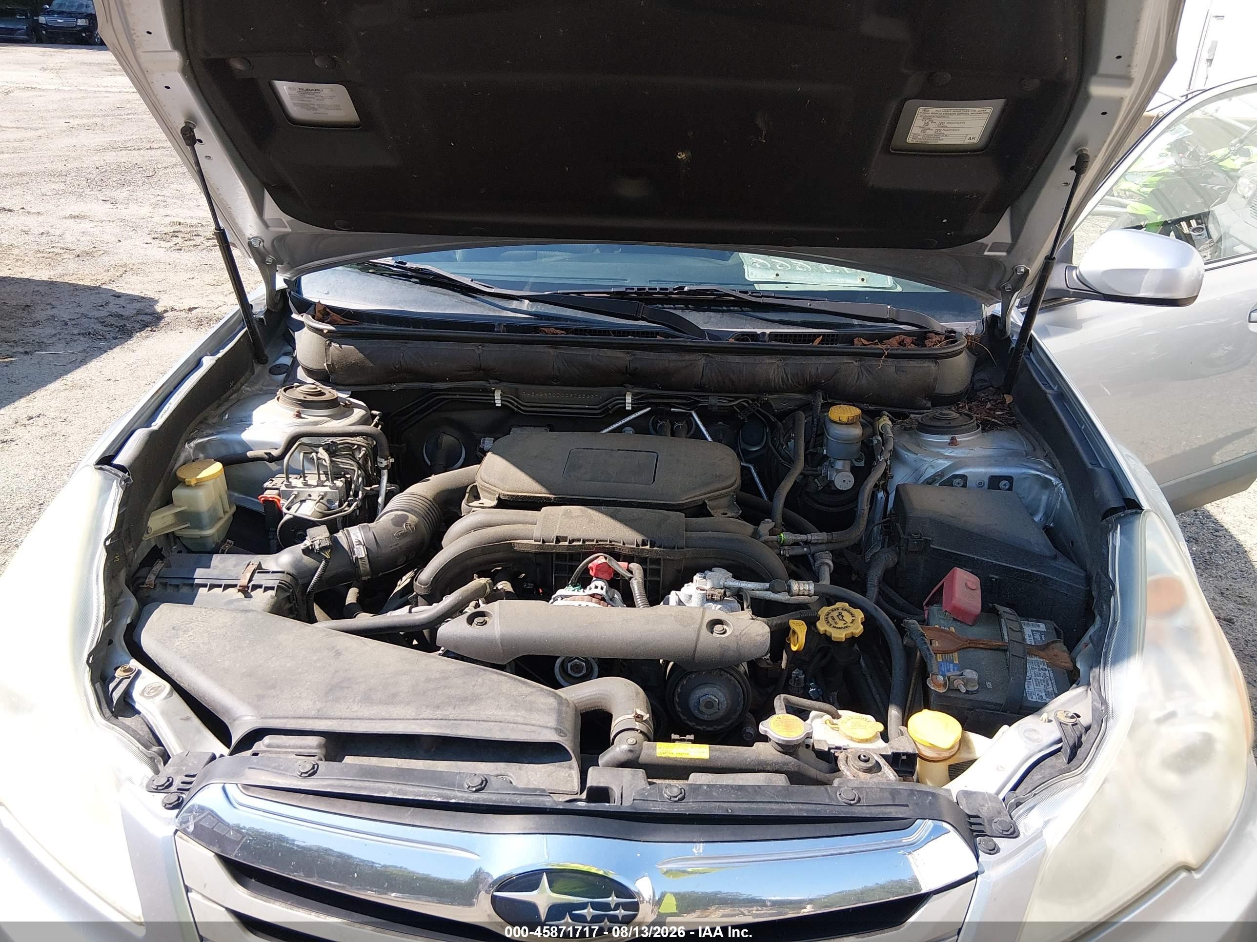 2012 Subaru Outback 2.5i Premium Light Blue vin: 4S4BRBCC0C3265337