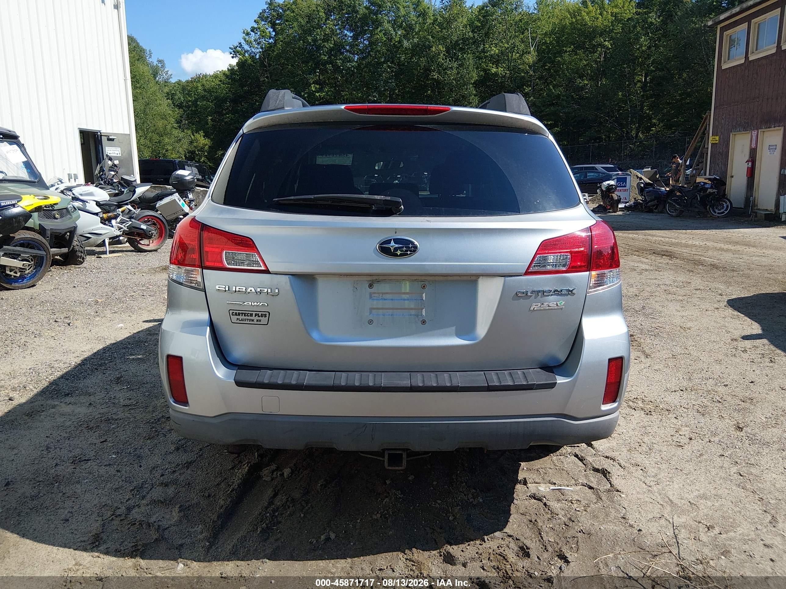 2012 Subaru Outback 2.5i Premium Light Blue vin: 4S4BRBCC0C3265337