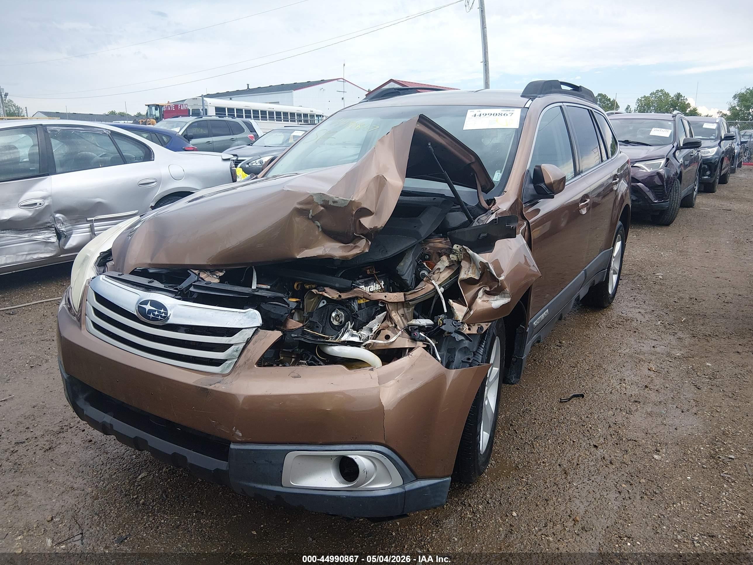 2012 Subaru Outback 2.5i Premium Brown vin: 4S4BRBCC0C3297141