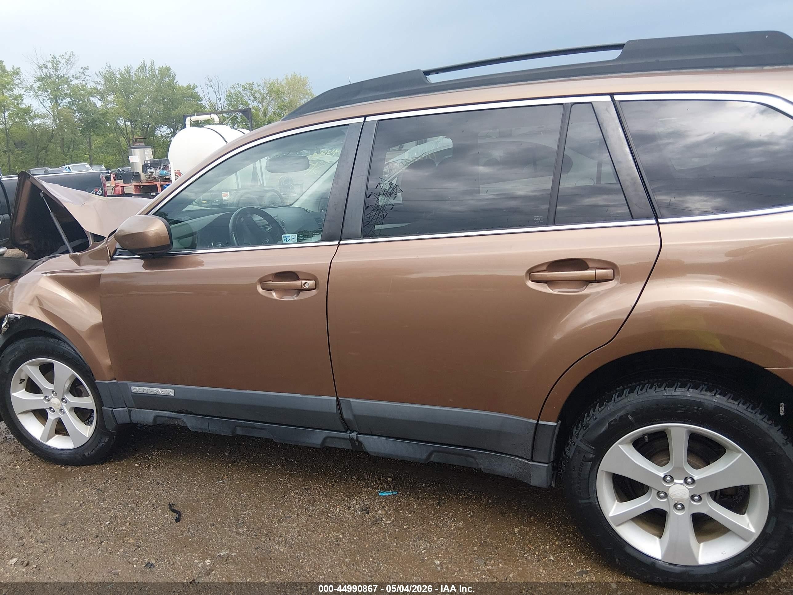 2012 Subaru Outback 2.5i Premium Brown vin: 4S4BRBCC0C3297141