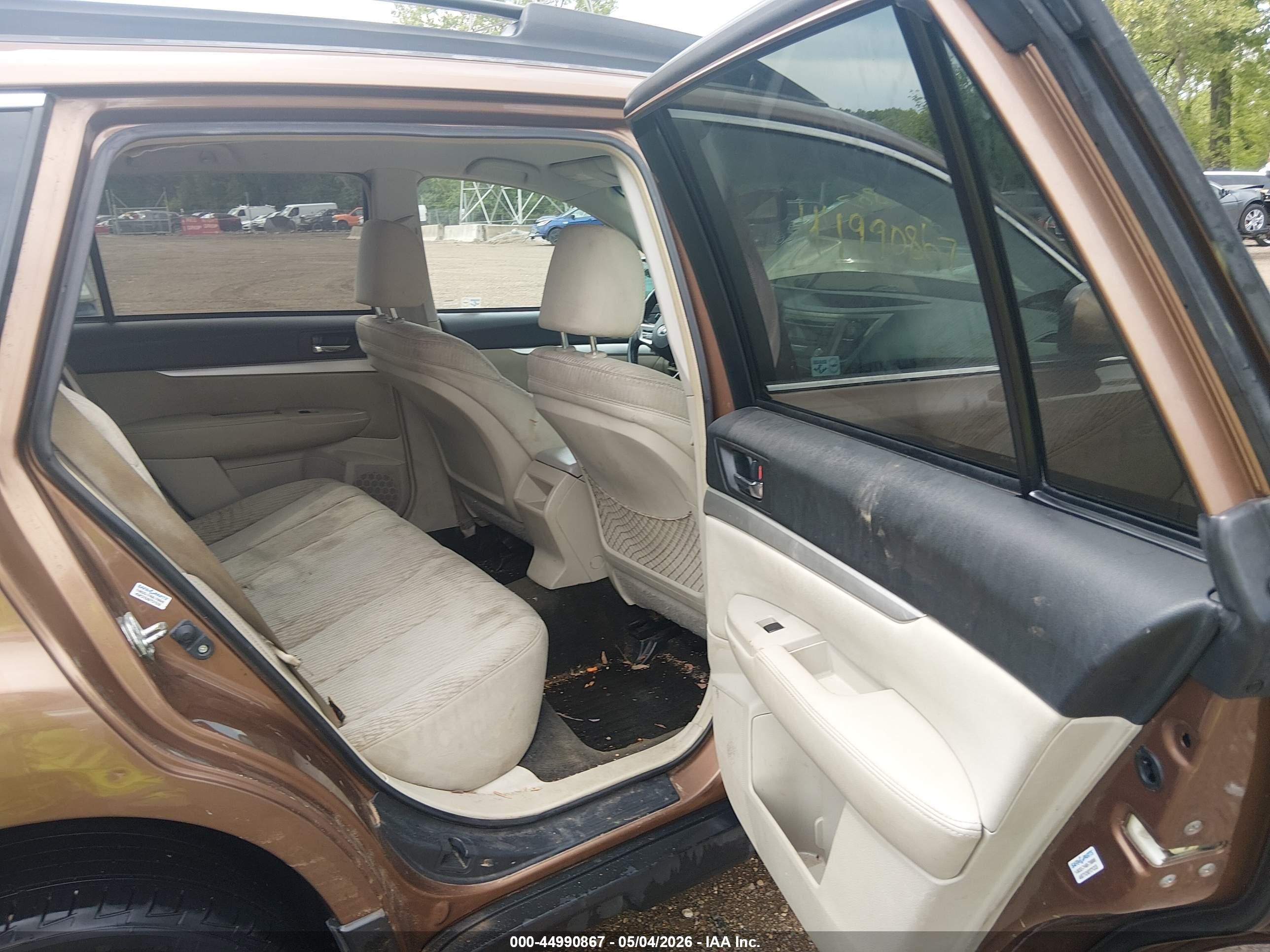 2012 Subaru Outback 2.5i Premium Brown vin: 4S4BRBCC0C3297141