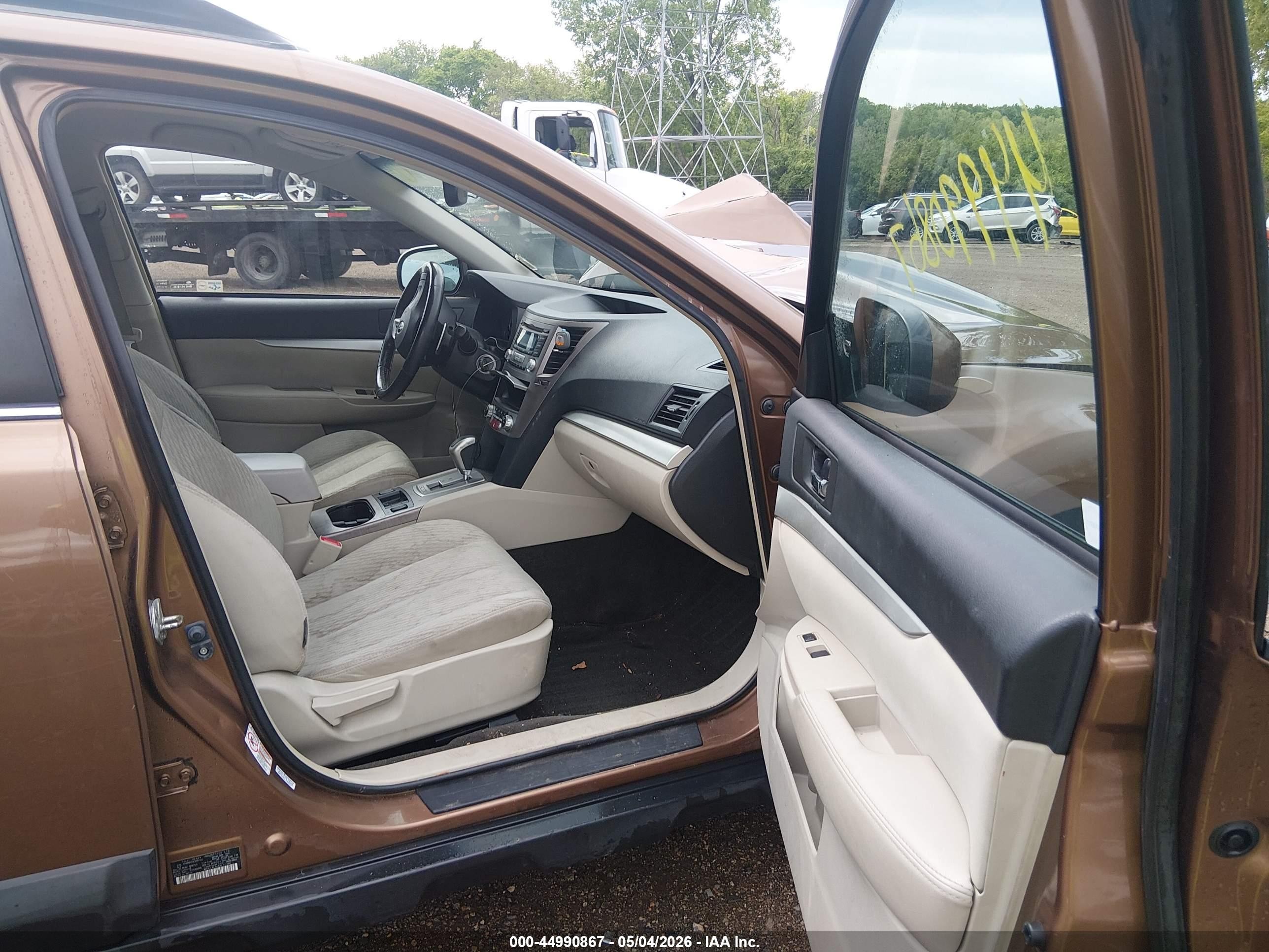 2012 Subaru Outback 2.5i Premium Brown vin: 4S4BRBCC0C3297141