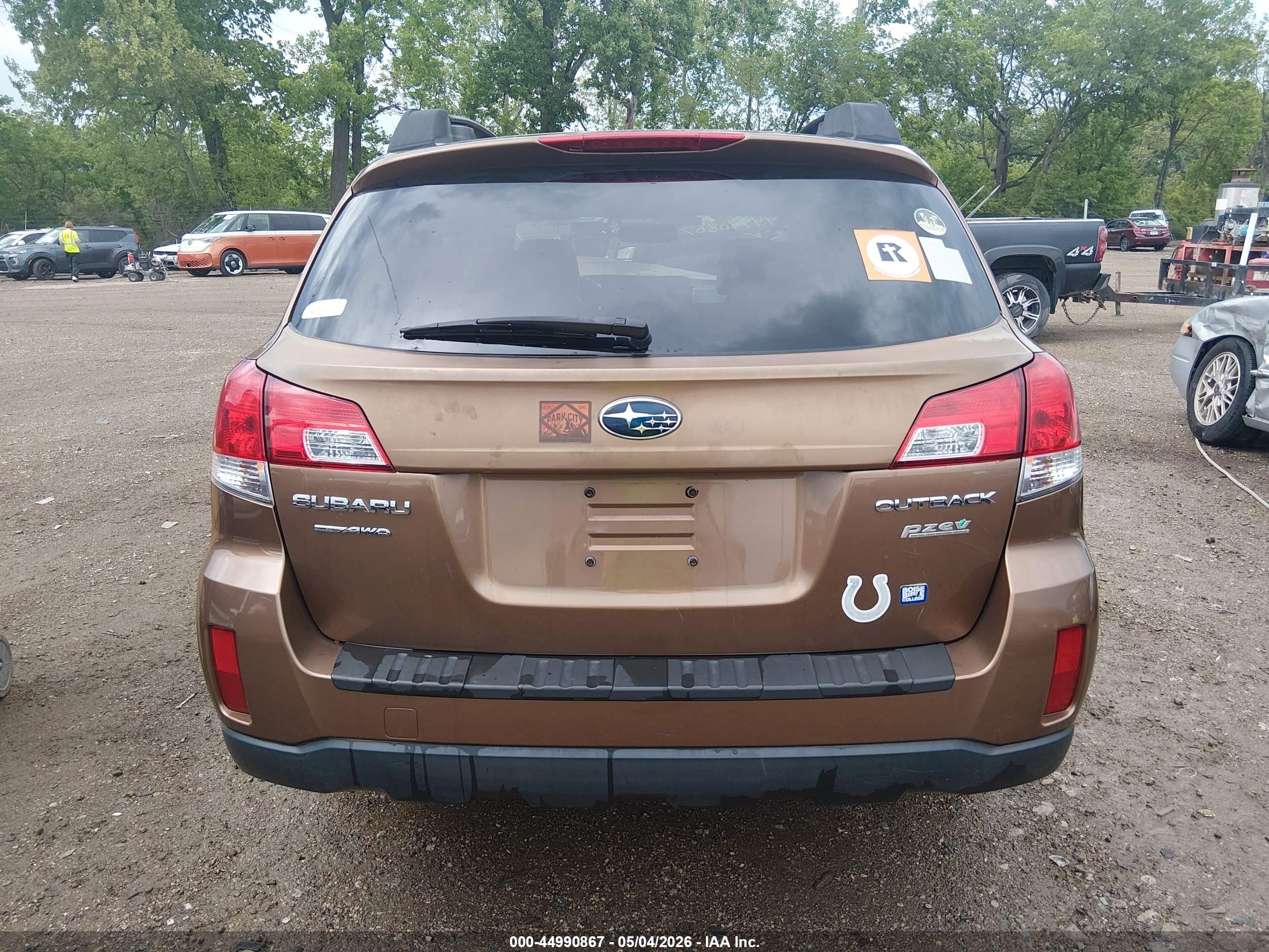 2012 Subaru Outback 2.5i Premium Brown vin: 4S4BRBCC0C3297141