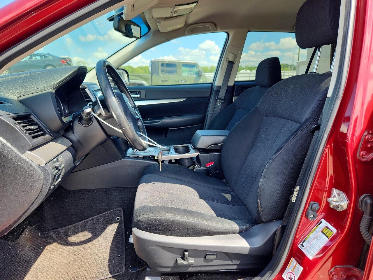 2013 Subaru Outback 2.5i Premium Burgundy vin: 4S4BRBCC0D3223879