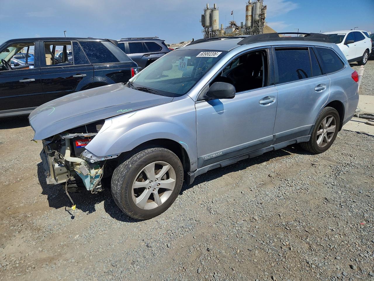 2013 Subaru Outback 2.5i Premium Silver vin: 4S4BRBCC0D3235241