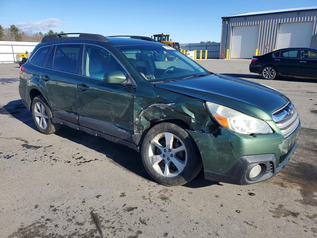 2013 Subaru Outback 2.5i Premium Green vin: 4S4BRBCC0D3243047