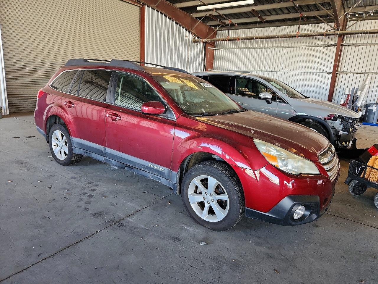 2013 Subaru Outback 2.5i Premium Maroon vin: 4S4BRBCC0D3245669