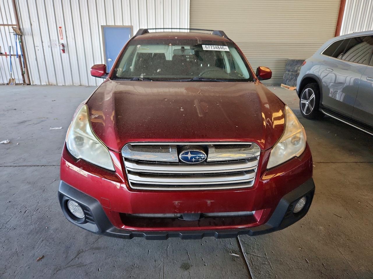 2013 Subaru Outback 2.5i Premium Maroon vin: 4S4BRBCC0D3245669