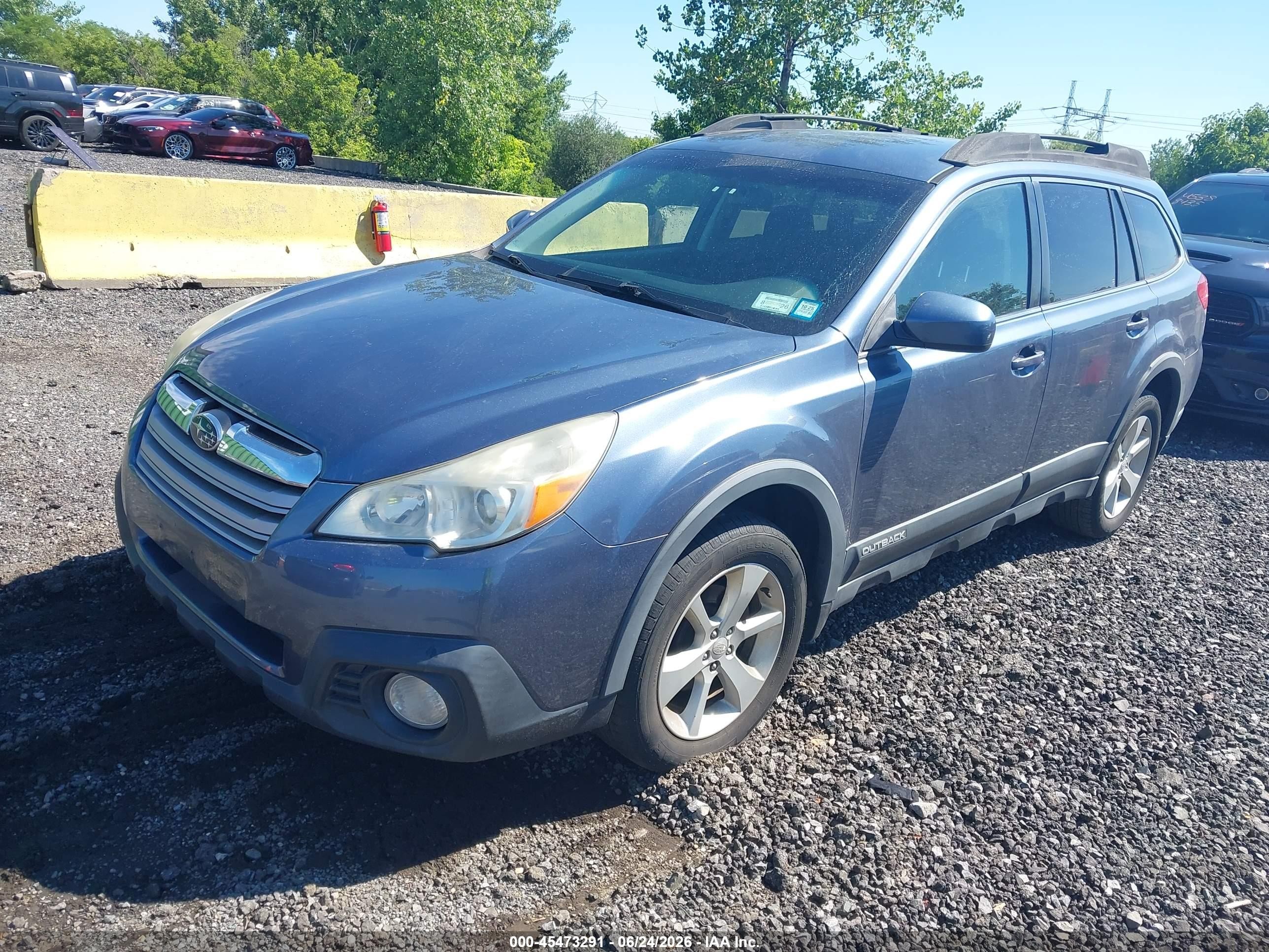 2013 Subaru Outback 2.5i Premium Blue vin: 4S4BRBCC0D3248782