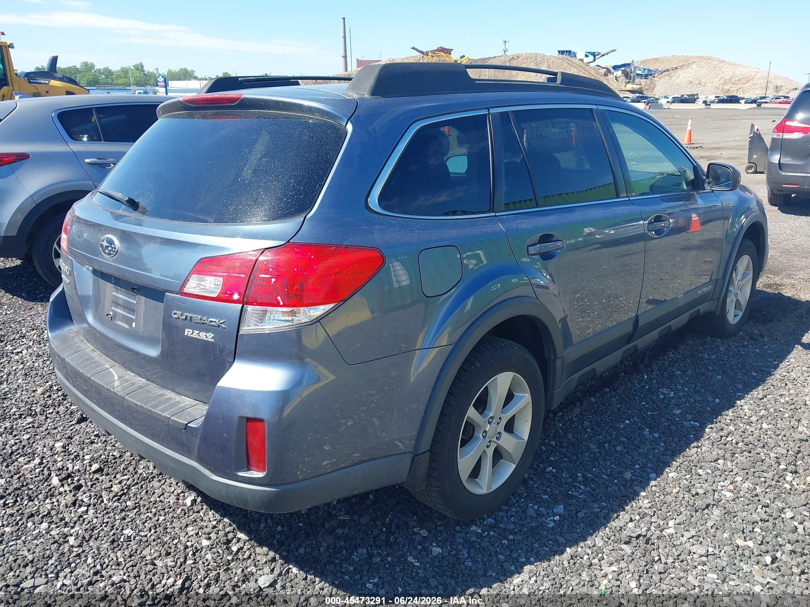 2013 Subaru Outback 2.5i Premium Blue vin: 4S4BRBCC0D3248782