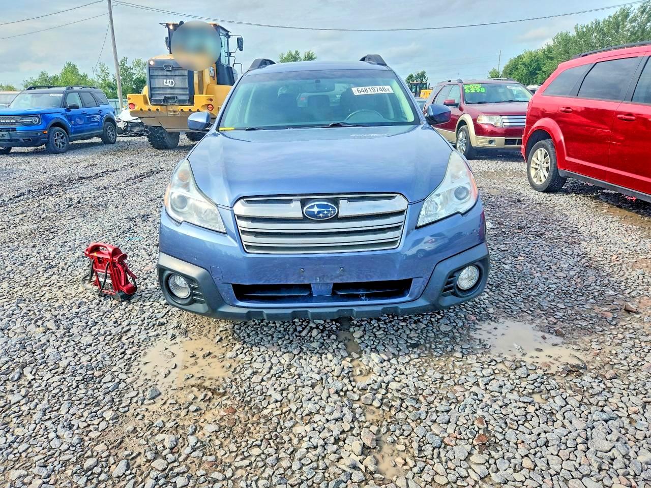 2013 Subaru Outback 2.5i Premium Blue vin: 4S4BRBCC0D3249933