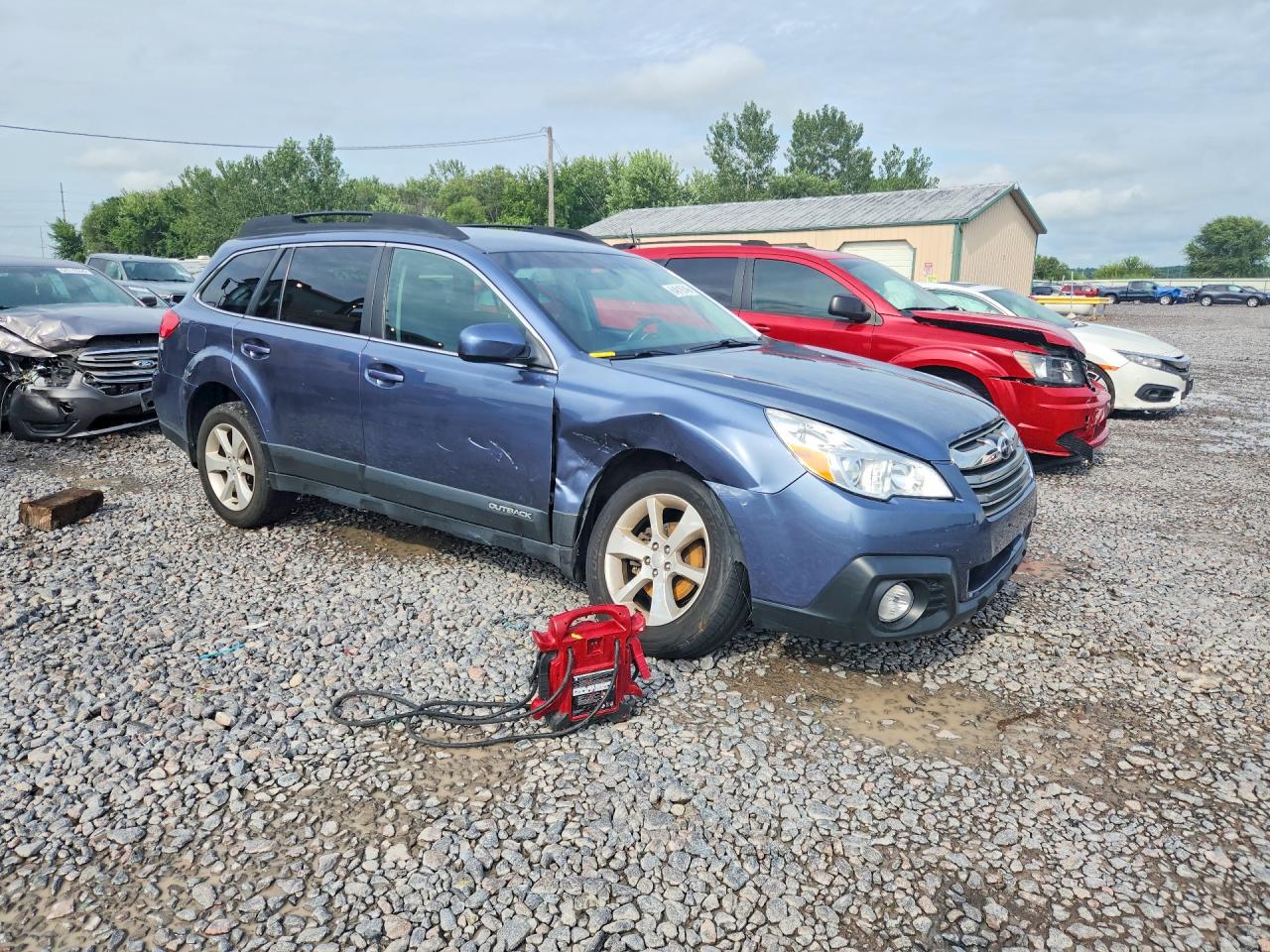 2013 Subaru Outback 2.5i Premium Blue vin: 4S4BRBCC0D3249933
