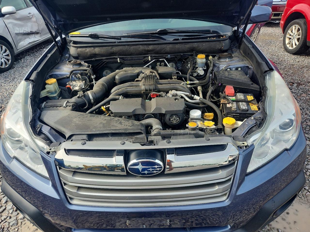 2013 Subaru Outback 2.5i Premium Blue vin: 4S4BRBCC0D3249933