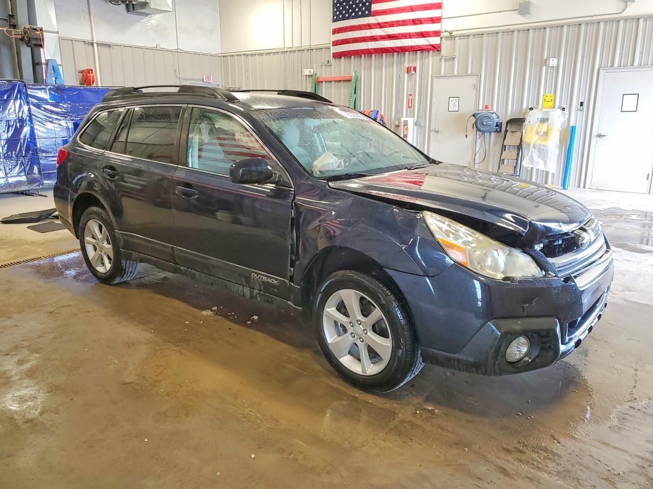 2013 Subaru Outback 2.5i Premium Синий vin: 4S4BRBCC0D3265047